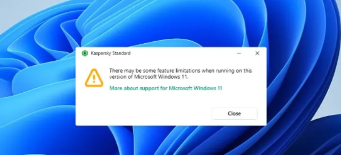 Windows 11 KB5025305 optional update has problems with games and Kaspersky antivirus image
