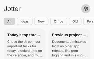 Jotter (Notes) screenshot 1
