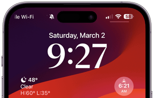 a text message alert informing you of an availability