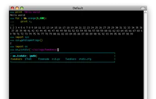 bpython screenshot 1