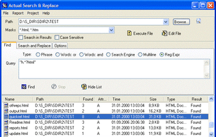 Actual Search And Replace screenshot 1