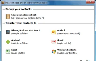 CopyTrans Contacts screenshot 2