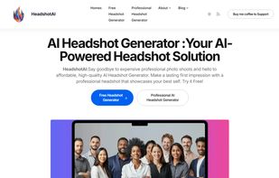 AI Headshot Generator on https://headshotai.pro