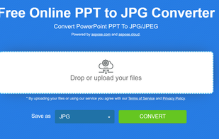 Aspose PowerPoint to JPG Converter