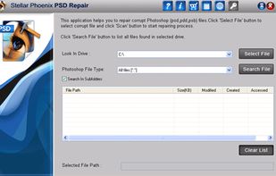 Stellar Phoenix PSD Repair screenshot 1
