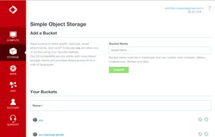 Exoscale screenshot 1