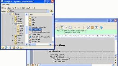 NavPanel add-on, Word file opened