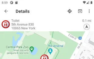 WC Toilet and Restroom Finder screenshot 1