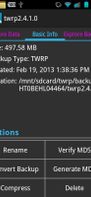 Nandroid Manager screenshot 2
