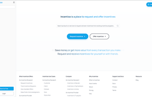 Homepage of incentise