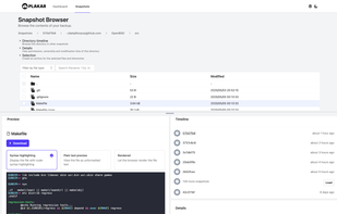 Browse inside your backup from the UI without doing a full restore.