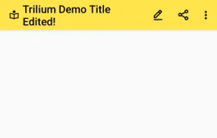 TriliumDroid screenshot 1