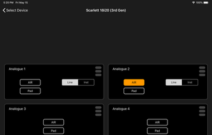Focusrite Control screenshot 1