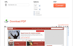 iWeb2Print screenshot 1