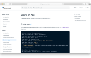 Frappe Framework screenshot 1