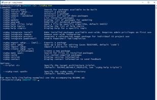 Vcpkg screenshot 1