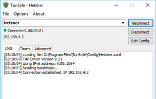 TunSafe screenshot 1