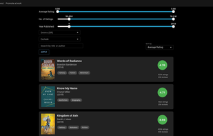 BookFilter screenshot 1