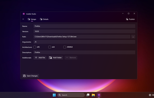  Editing a setup file