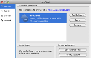 Owncloud sync software