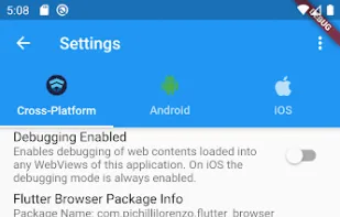 Flutter Browser screenshot 3