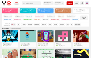 Y8 Games screenshot 1