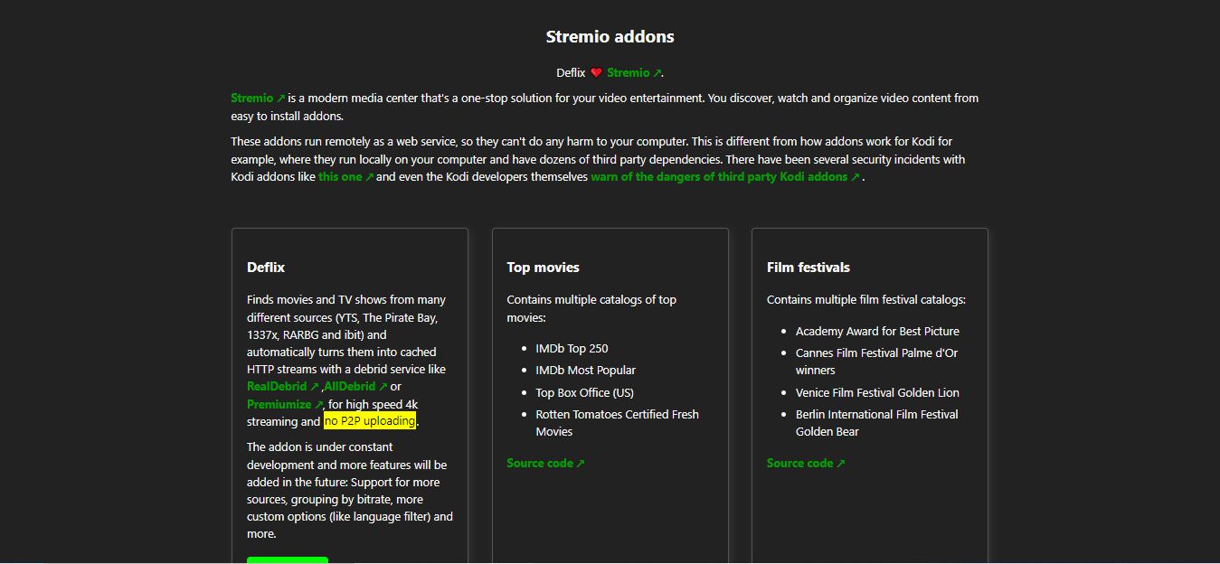 Stremio Addons