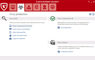 G Data InternetSecurity screenshot 1