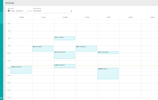 Calendar view