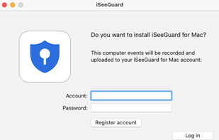 iSeeGuard Mac Computer Monitoring screenshot 1