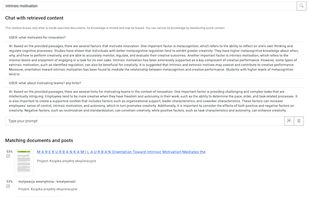 Editing of piece of knowledge - electronic notebook