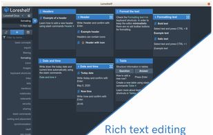 Loreshelf screenshot 2