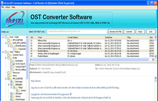 InFixi OST to PST Converter screenshot 1