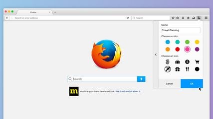 Firefox Multi-account Containers screenshot 2