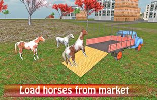 Horse Transport Truck Simulator 2016 screenshot 1
