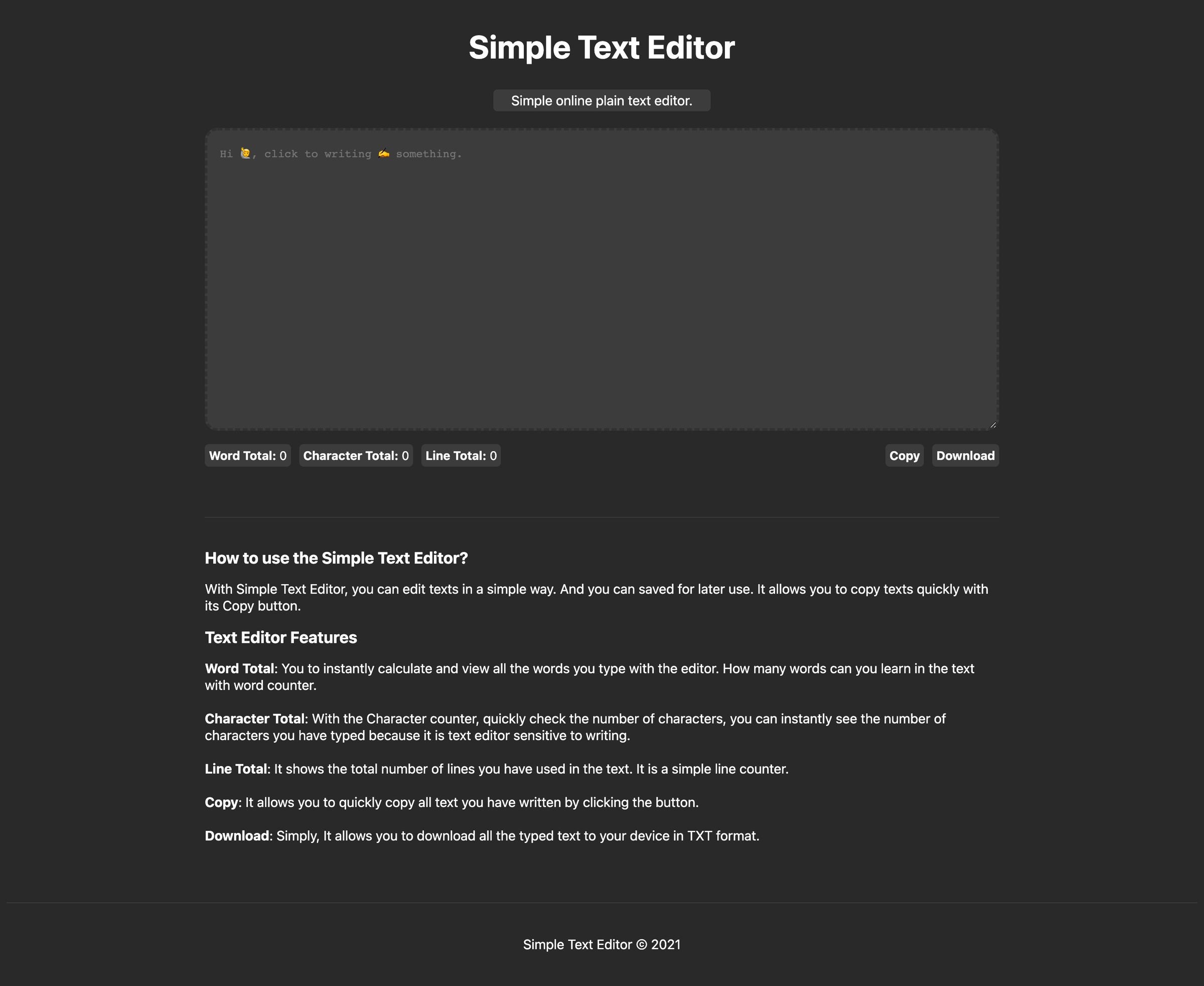 Editpad - Online Notepad & Wordpad (Text Editor) for Notes