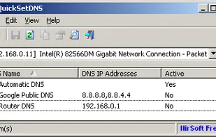QuickSetDns screenshot 1