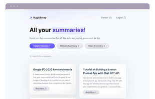 Magic Recap screenshot 1