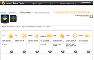 Norton Family screenshot 1