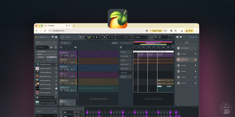 FL Studio announces a browser-based DAW version with full desktop compatibility in beta image