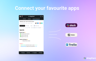 Export notes/tasks to Slack, Notion & Trello