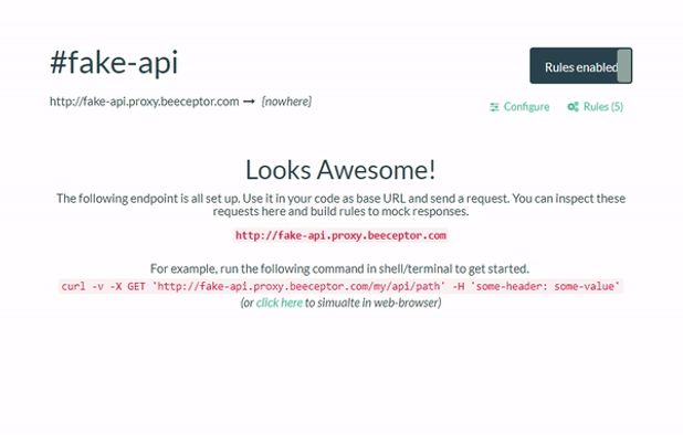 Beeceptor: Build A Mock Rest Api Endpoint In Seconds. 