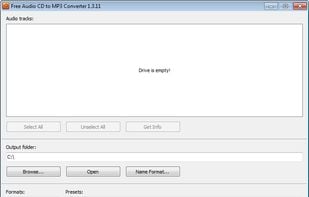Free Audio CD To MP3 Converter screenshot 1