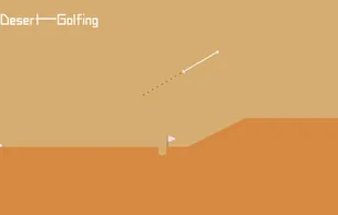Desert Golfing screenshot 1