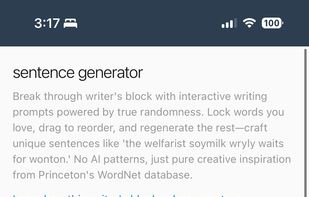 Random Sentence Generator screenshot 2