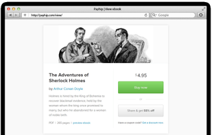 A Payhip buy page for an ebook.
