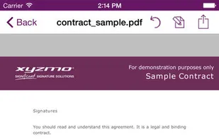 xyzmo Signature Capture screenshot 3