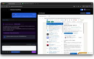 Searching for jobs in Linkedin
