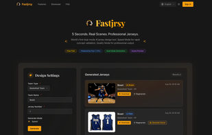 AI Jersey Generator on Fastjrsy