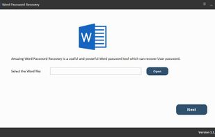 Free Word Password Recovery screenshot 1